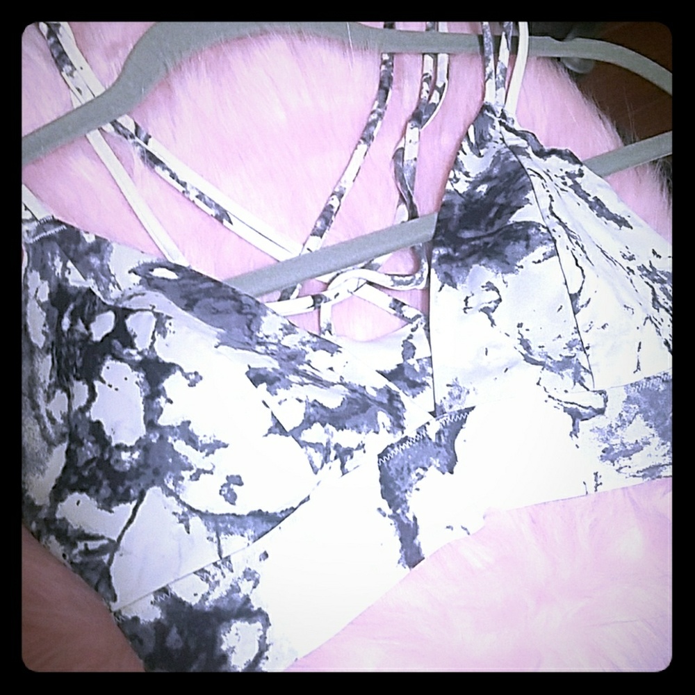 Victorias Secret Pink Marble Bralette